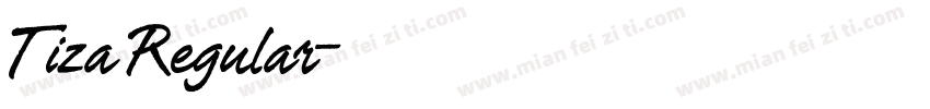 Tiza Regular字体转换